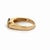 2010s 1.50 Carat Radiant Cut Tanzanite & Diamond Accents 14k Yellow Gold Bar Set Ring, Size 6.25 For Sale - Image 5 of 7
