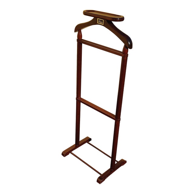 Vintage Loroman Mid 20th Century Mid Century Modern Men's Clothing Valet For Sale