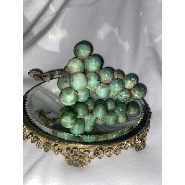 Mid-Century Modern Stone Alabaster Grape Cluster For Sale - Image 3 of 12