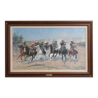 Frederick Remington Reproduction Oil Painting on Canvas For Sale