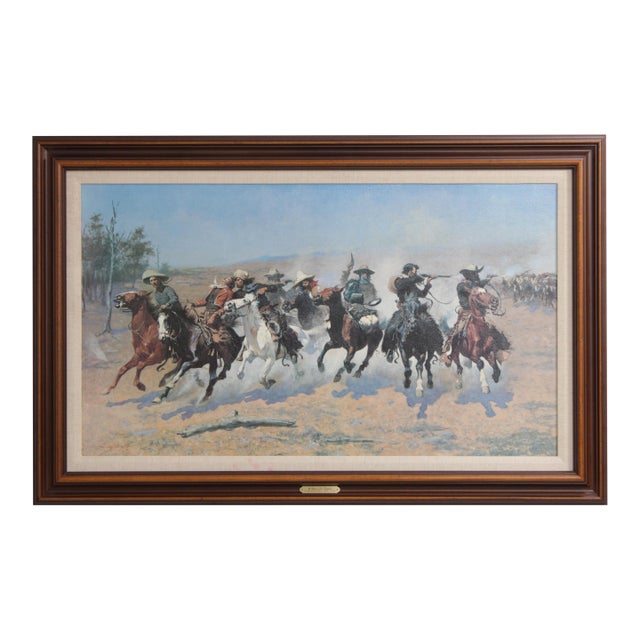 Frederick Remington Reproduction Oil Painting on Canvas For Sale