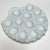 Nice harder to find scallop shell shaped Fitz and Floyd deviled egg plate that holds 12 eggs. Bring whimsical coastal...