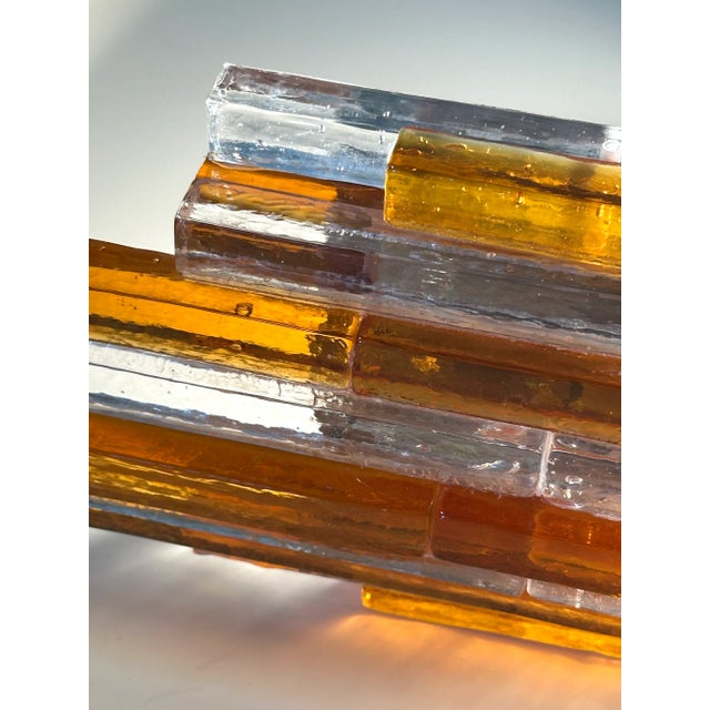 Vintage Glass Wall Lamps by Poliarte, 1970s, Set of 3 For Sale - Image 15 of 17