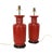 These striking vintage ceramic table lamps draw inspiration from the classic lines of Chinese vases. The elegantly...