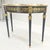 Demilune Marble Top One Drawer French Style Gilt Console on Fluted Legs MINT For Sale - Image 9 of 13