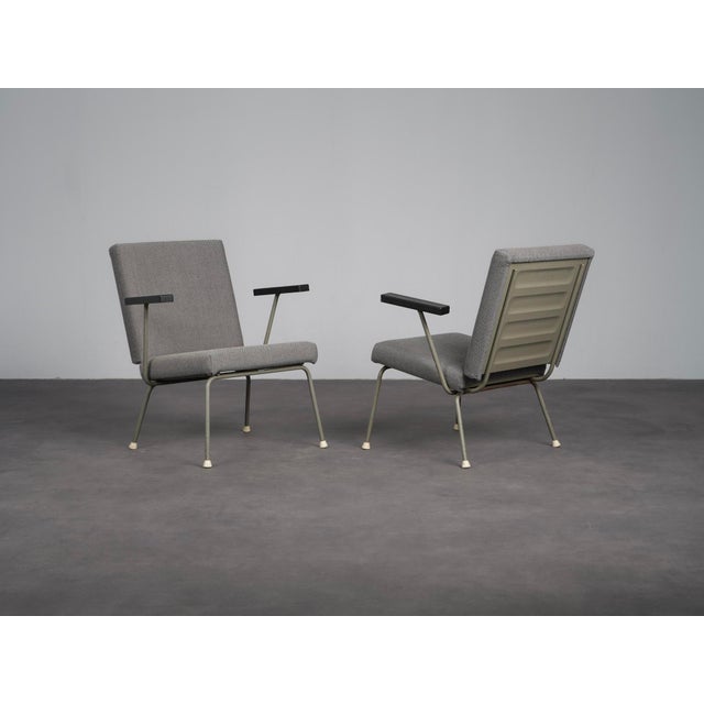 Model 1401 Armchairs by Wim Rietveld for Gispen, Netherlands, 1950s, Set of 2 For Sale - Image 11 of 11