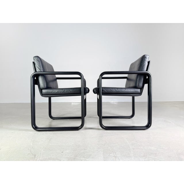 Rosenthal Set of Hombre Armchairs by Burkhard Vogtherr for Rosenthal, 1970s For Sale - Image 4 of 8