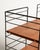 Black Scandinavian Freestanding Modular Bookcase in Teak and Metal, 1960s For Sale - Image 8 of 10