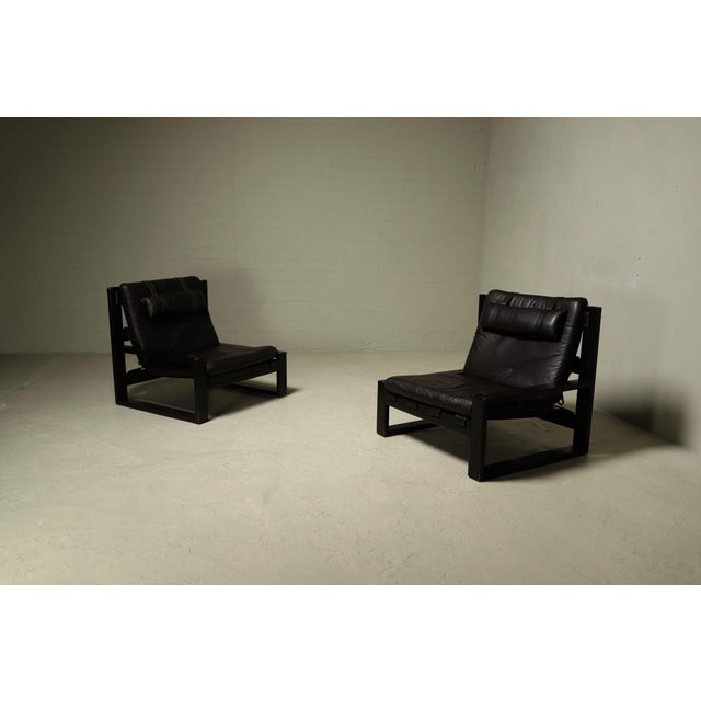 Wood Brutalist Modular Lounge Set by Sonja Wasseur 1970s, Set of 3 For Sale - Image 7 of 14