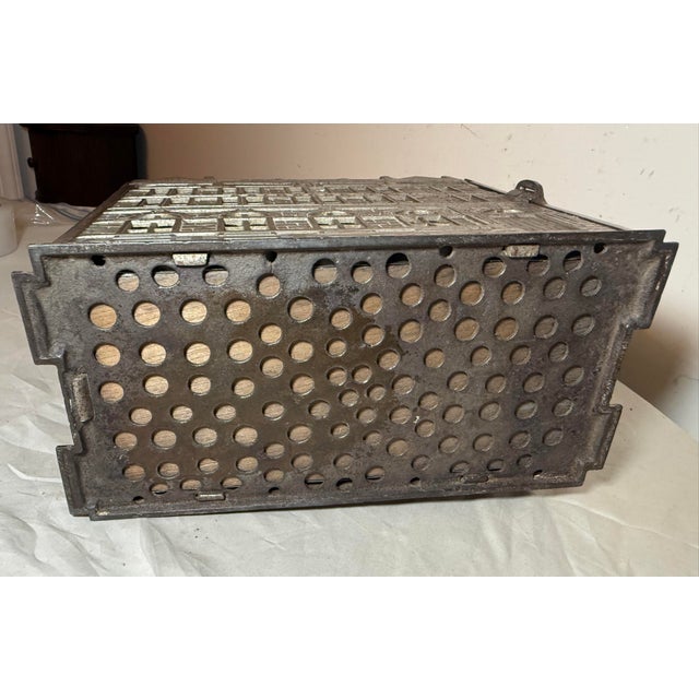 Rare Complete Big Antique Jarvis 1891 Traders Bank Toronto Cast Iron Still Bank For Sale - Image 13 of 18