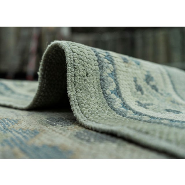 Turkish Oushak Rug 2'9" x 9'10" #19173 For Sale In Houston - Image 6 of 8