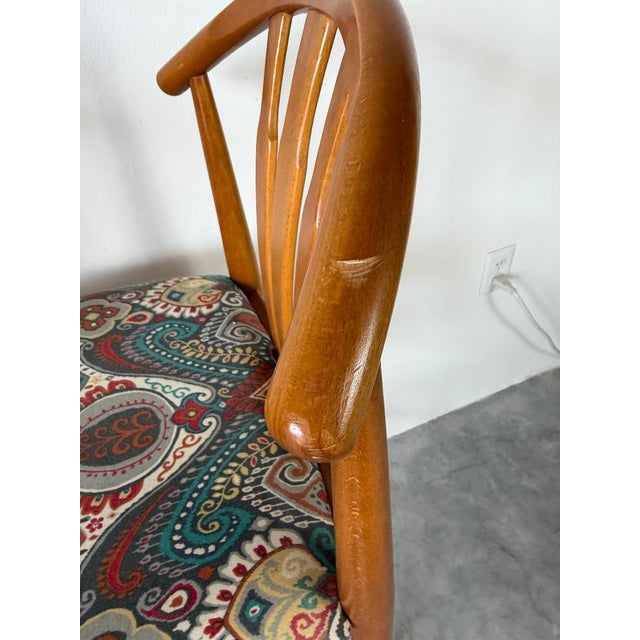 1970s Swedish Mid-Century Modern Carl-Ewert Ekström Beechwood Bar Stools – Set of 4 For Sale - Image 17 of 18