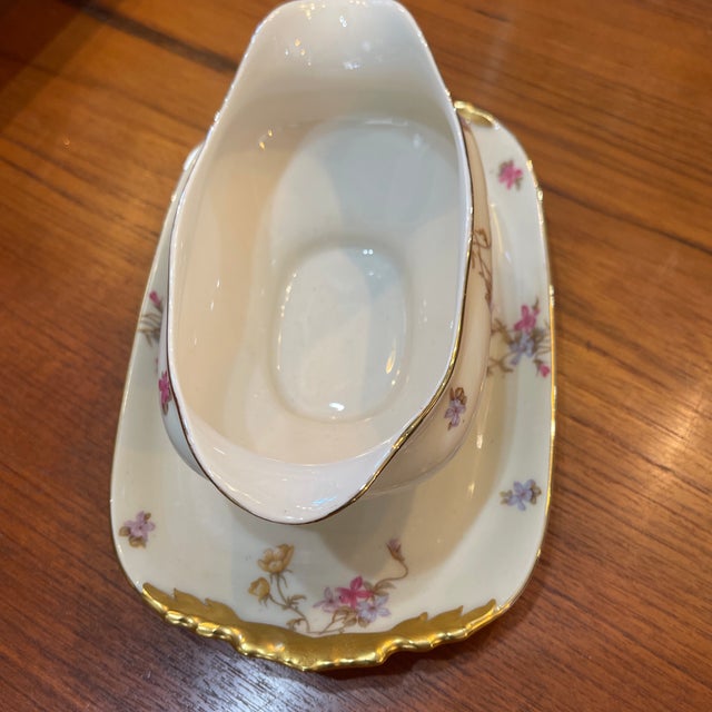 1960s Jean Pouyat Limoges Porcelain Dinnerware - 96 pcs For Sale - Image 10 of 12