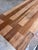 Organic Modern Minimalist Mid Century Lane Brutalist Platform Coffee Table Interlocking Contrasting Inlayed Top and Slab Base For Sale - Image 12 of 12