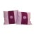 Purple Color Square Fabric Couch Sofa Cushions - a Pair For Sale