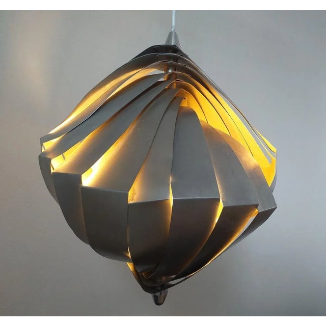 Orange Pendant in Style of Henri Mathieu, France, 1970s For Sale - Image 8 of 14