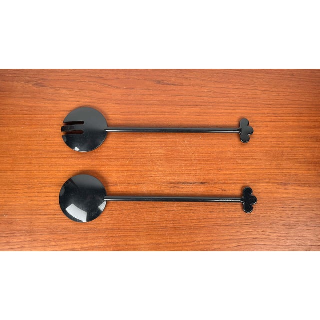 German Postmodern Salad Servers from Leonardo, 1980s, Set of 2 For Sale - Image 11 of 14