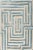 Anatolia Hand-Tufted Maze Rug, Sky Blue, 6x9 For Sale - Image 4 of 4