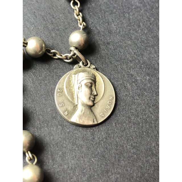 Antique Silver Rosary, 1890 For Sale - Image 9 of 11