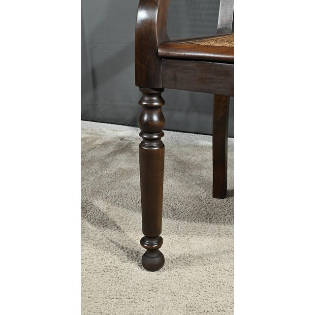 Louis Philippe Style Hairdressers Armchair in Beech, Early 20th Century For Sale - Image 13 of 18