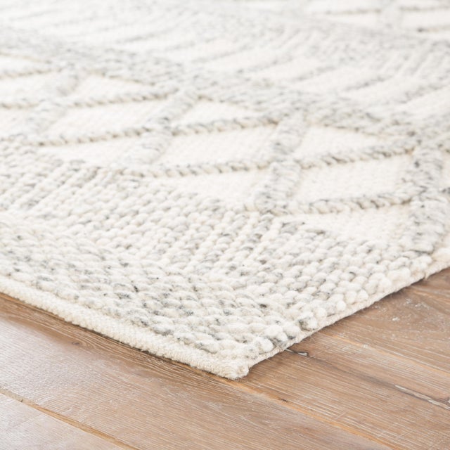 Jaipur Living Sandhurst Handmade Geometric Gray/ White Area Rug 9'x12' Chairish