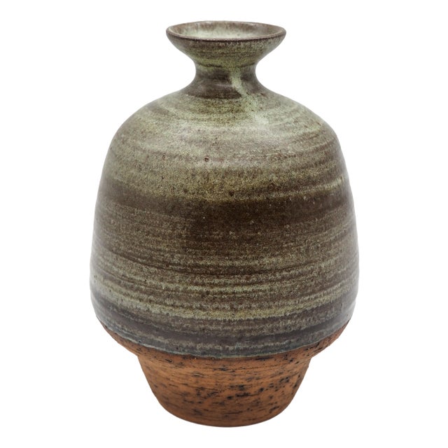 Swedish Ceramic Vase by Tony Borg for Tony Ceramic Kristinehamn, Sweden, 1970s For Sale