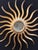 Art Nouveau Sunburst Mirror, Hand-Carved Giltwood, Gold Leaf, Spain, 120 Cm For Sale - Image 4 of 4