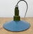 Industrial Blue Enamel Military Pendant Lamp with Cast Aluminium Top, 1960s For Sale - Image 15 of 17