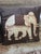 A pair of finest silk pillow covers with inserts. Design of an elephant by artist Jim Thompson. Image on both sides....
