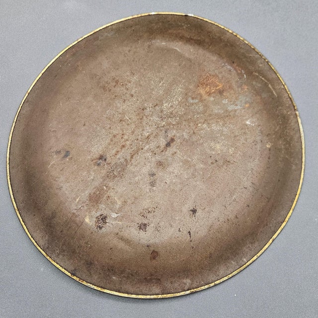 Art Nouveau Tin Plate, 1920 For Sale - Image 3 of 4