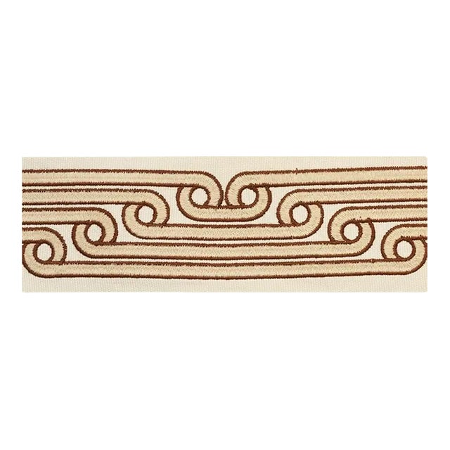 Schumacher Galloway Tape in Brown For Sale