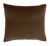 Handcrafted pillows fashioned with Velvet in Sable Brown fabric on the front and back. Meticulously crafted with serged...
