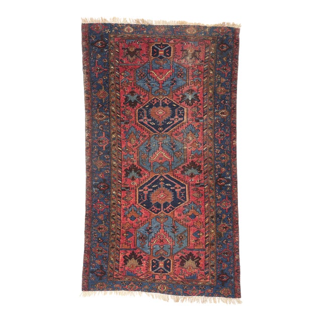 Antique Persian Malayer Rug - 03'05 X 06'00 For Sale