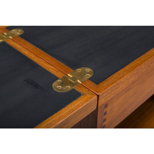 Brown Vintage Teak Bar Cabinet by Reno Wahl Iversen for Dyrlund, Denmark, 1960s For Sale - Image 8 of 18