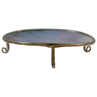 Mother of Pearl Footed Platform For Sale