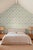 Butterfly Trellis Pastel Grasscloth Wallpaper by House Party | 8 Yards For Sale - Image 4 of 10