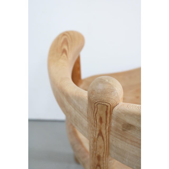 Vintage Danish Pine Armchair by Rainer Daumiller, 1970s For Sale - Image 6 of 9