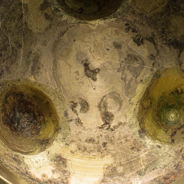 Brass 1900's Victorian Antique Incense Burner Oriental Brass Censer For Sale - Image 8 of 9