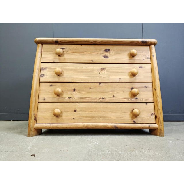 Scandinavian Pine Chest of Drawers, 1980s For Sale - Image 10 of 15