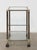 Hollywood Regency Service Trolley in Bronzed Metal and Glass, 1970s For Sale - Image 3 of 11