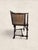 1910s Antique English Oak Caned Tub Chair With Floral Needlepoint Seat, Circa 1910 For Sale - Image 5 of 9