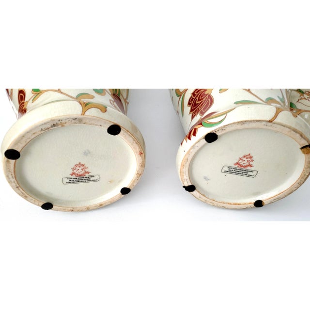 Large Ginger Jars 20" Pair For Sale - Image 11 of 12