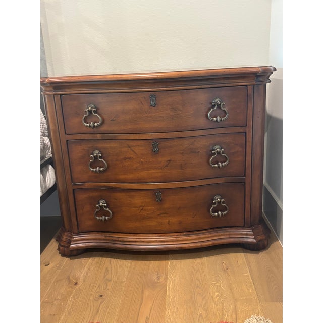 Brown Century Furniture Italian Cabinet, Sideboard and Two Chests, 4 Pieces For Sale - Image 8 of 18