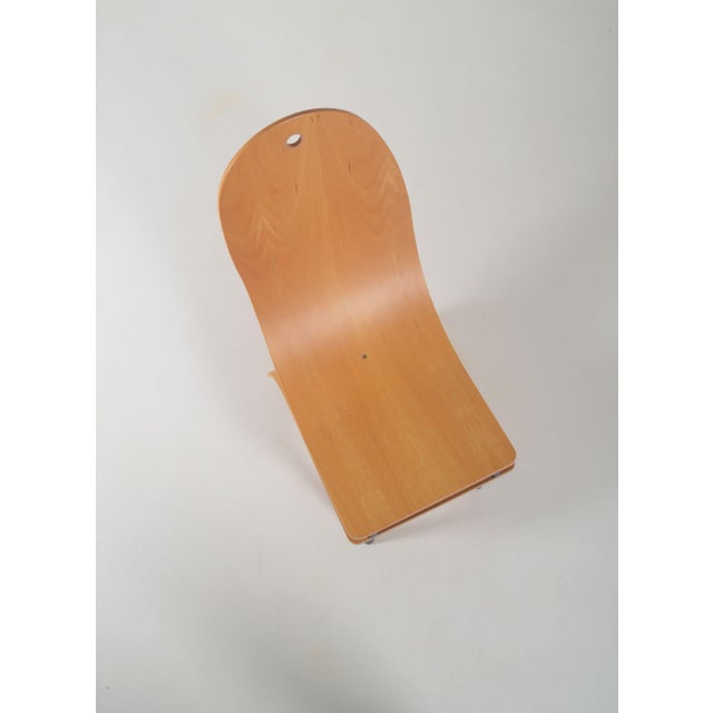 Danish Lounge Chair in Wood For Sale - Image 9 of 11