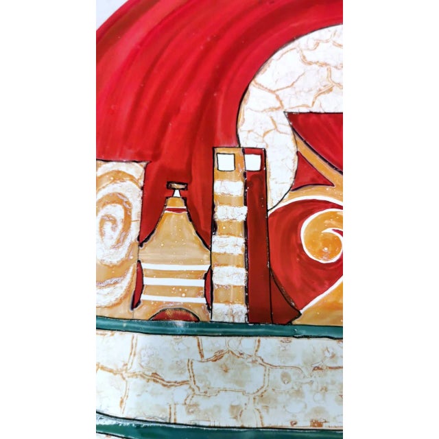 Ceramic Vintage Swiss Plate by "Costa Ceramiche D'Arte" For Sale - Image 7 of 13