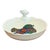 A charming and cleverly designed piece of French porcelain, this baby warming plate by Le Trèfle Limoges beautifully...