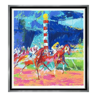 Late 20th Century Clubhouse Turn, LeRoy Neiman For Sale