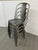 Early 21st Century Xavier Pauchard for Tolix Galvanized Steel a-Chairs, Set of Four For Sale - Image 5 of 12