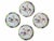 Early 20th Century Hand Painted Chinoiserie Porcelain Nippon Plates - Set of 4 For Sale - Image 12 of 12