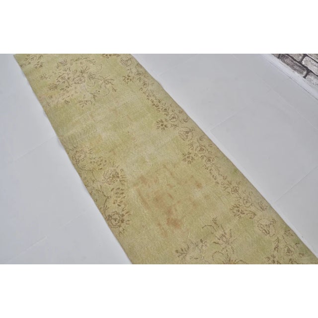 1950s Authentic Vintage Turkish Hallway Runner For Sale - Image 5 of 10
